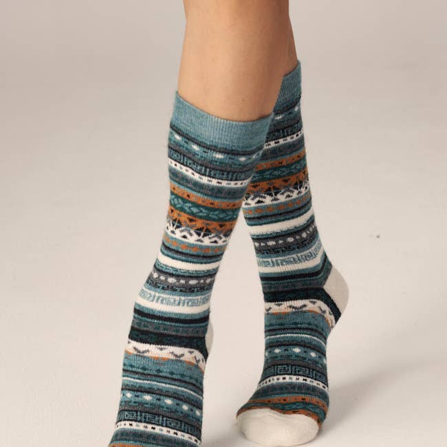 Fair Isle Alpaca Socks | Full Cushion Socks | Crew Socks and other Purchase Wholesale alpaga. Free Returns & Net 60 Terms on Faire trending on Faire.