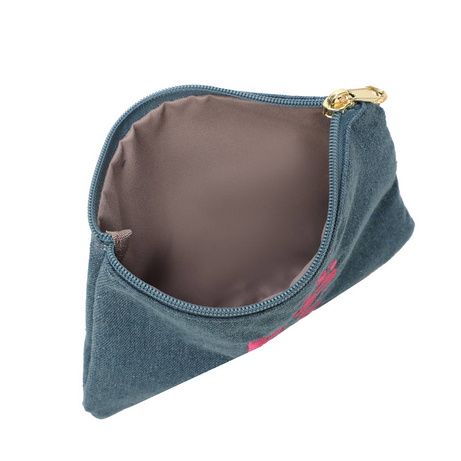 INES DELAURE – Engroshandel Posetaske - Dame – Pung med lynlås og 'LOVE' tekst med kattepote4