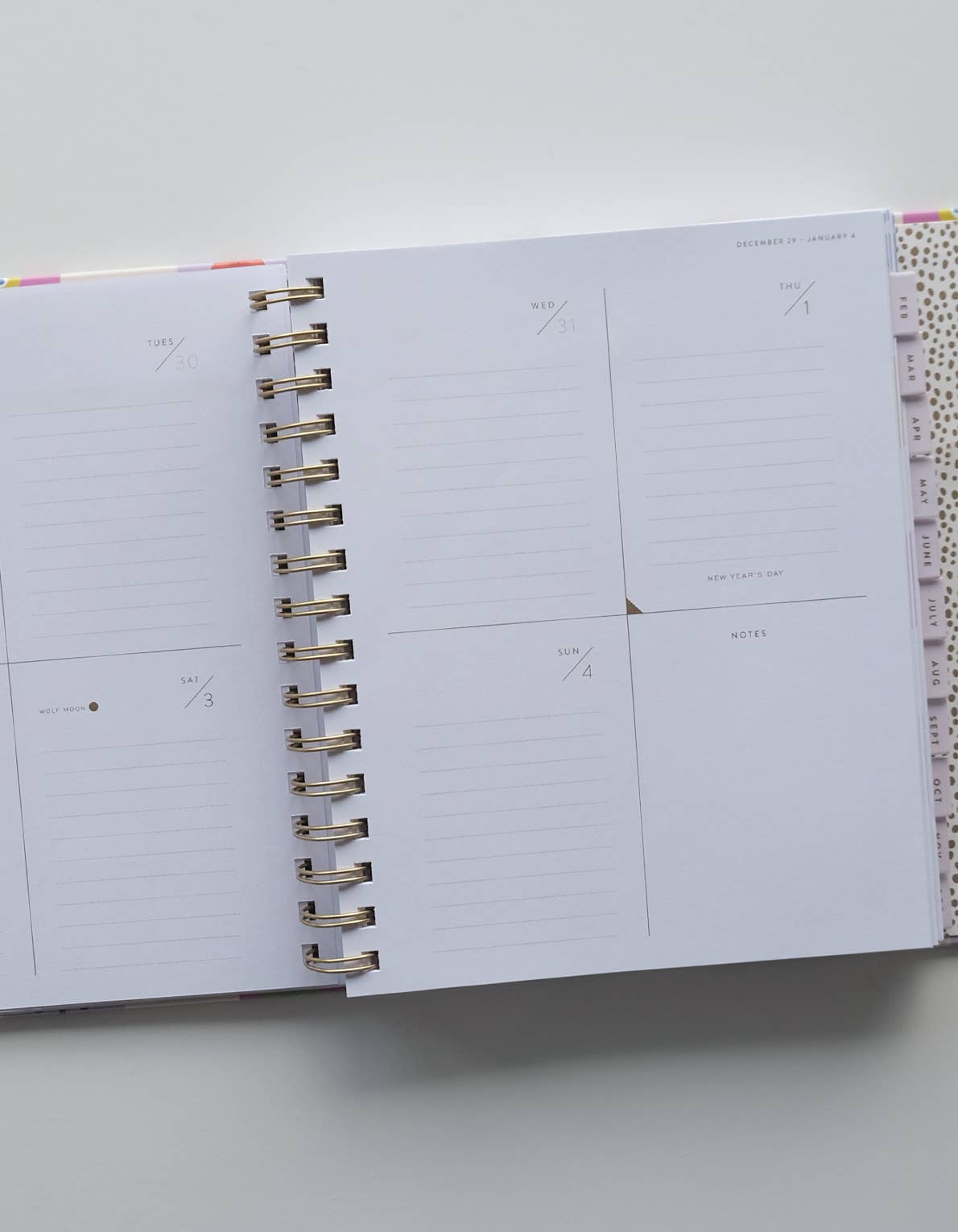 Idlewild Co. – wholesale Planerare – 2026 hård pärm planeringskalender, magenta mönster7