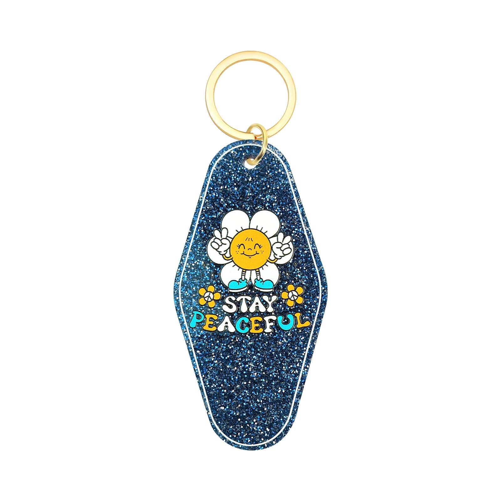 Sparkle Being – wholesale Keychain – Women's – Vintage Retro Style Motel Hotel Keychain Key Ring4