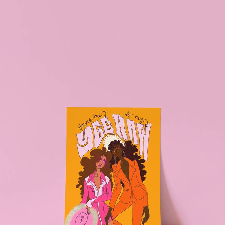 Rhinestone Rodeo Art - Vendita all'ingrosso Stampa artistica - You're the yee to my haw - stampa di cowgirls lesbiche colorate4
