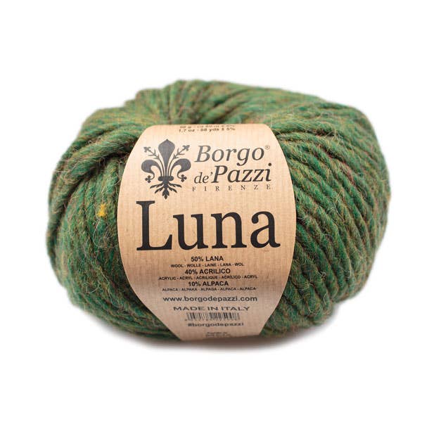 Borgo de' Pazzi - Firenze – Fio por atacado – Luna - Fio de lã multiuso em pacote com 10 novelos de 50 g50