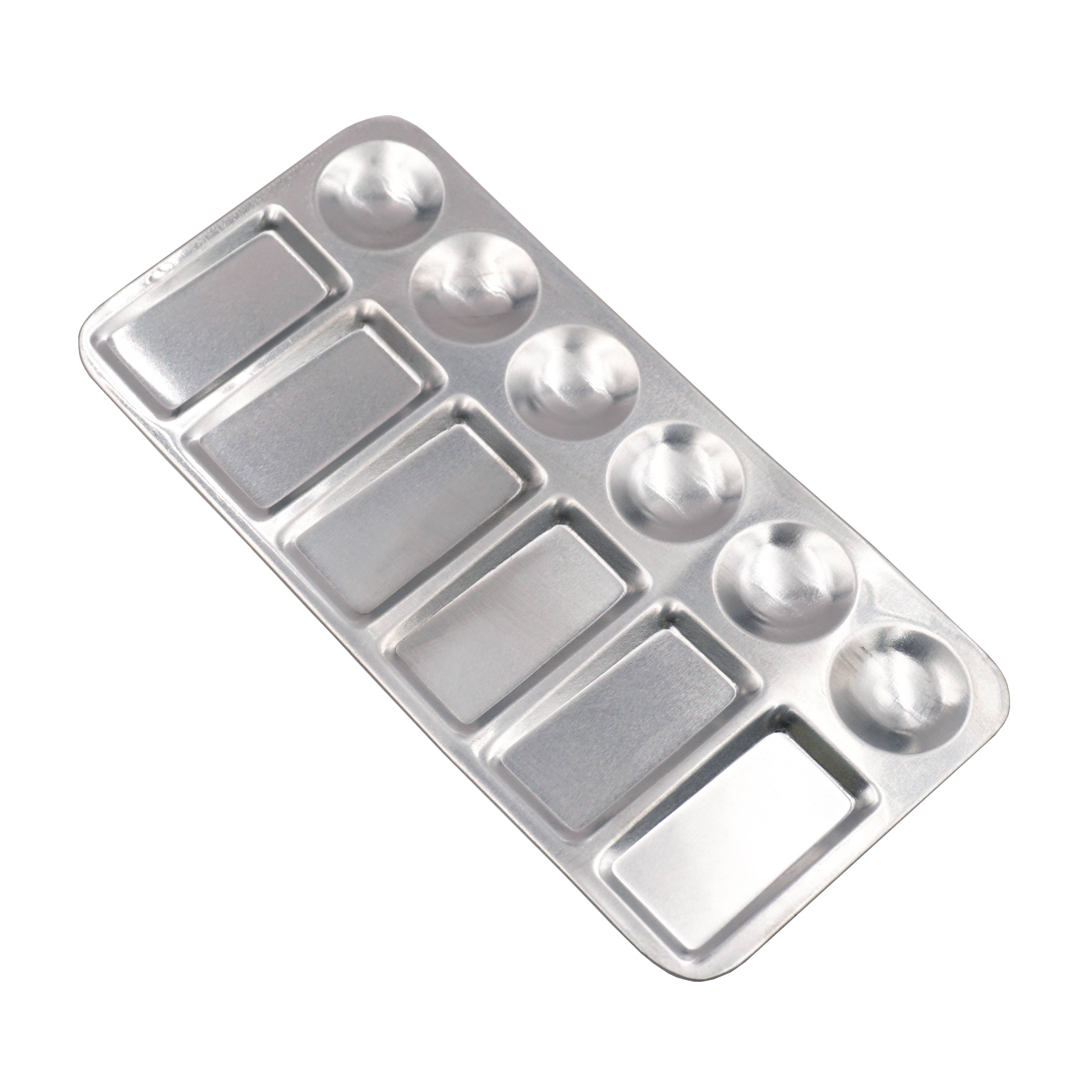 Angels Craft - Wholesale Palette/Mixing Tray - Aluminum Paint Palette, Rectangle, 1-ct1