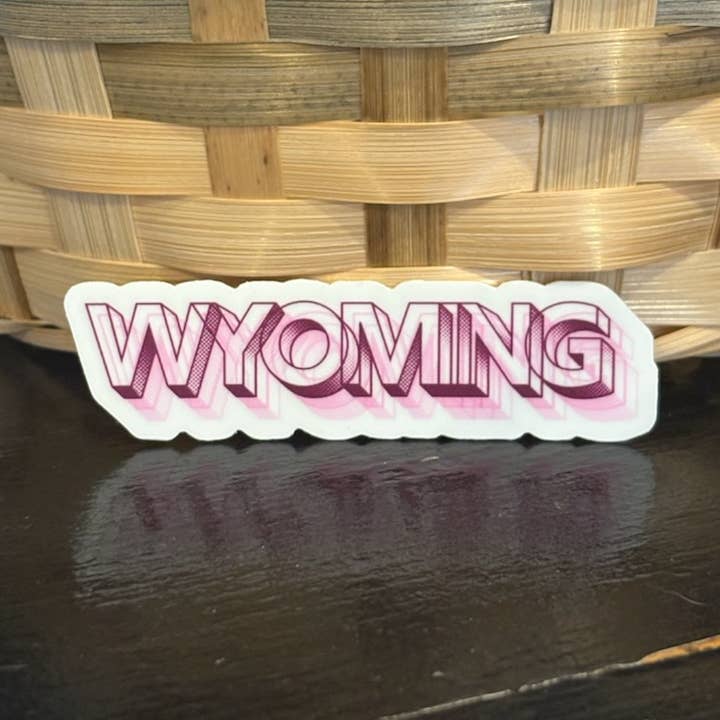 Roaming Buffalo Design Co - Wholesale Sticker - Wyoming Echo Sticker0