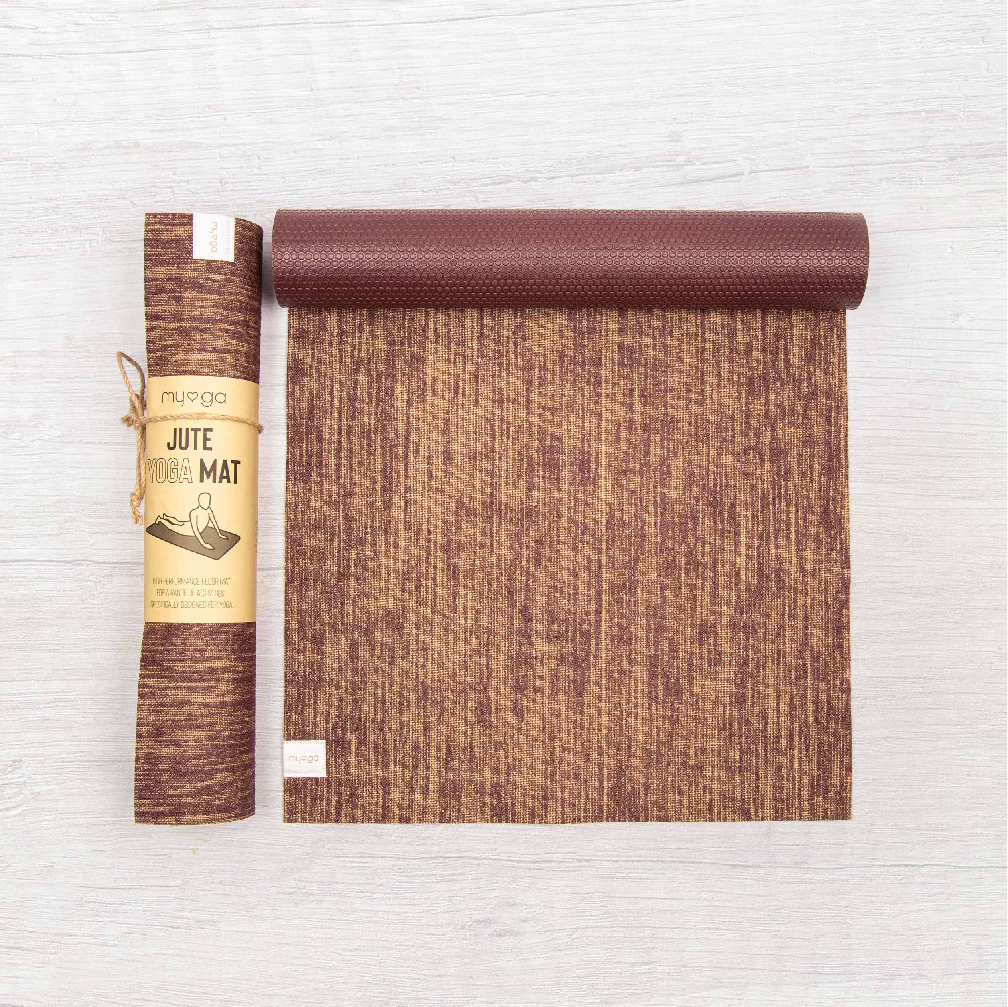 Myga - Wholesale Yoga Mat - High Quality Jute Yoga Mat with Ultra Grip10