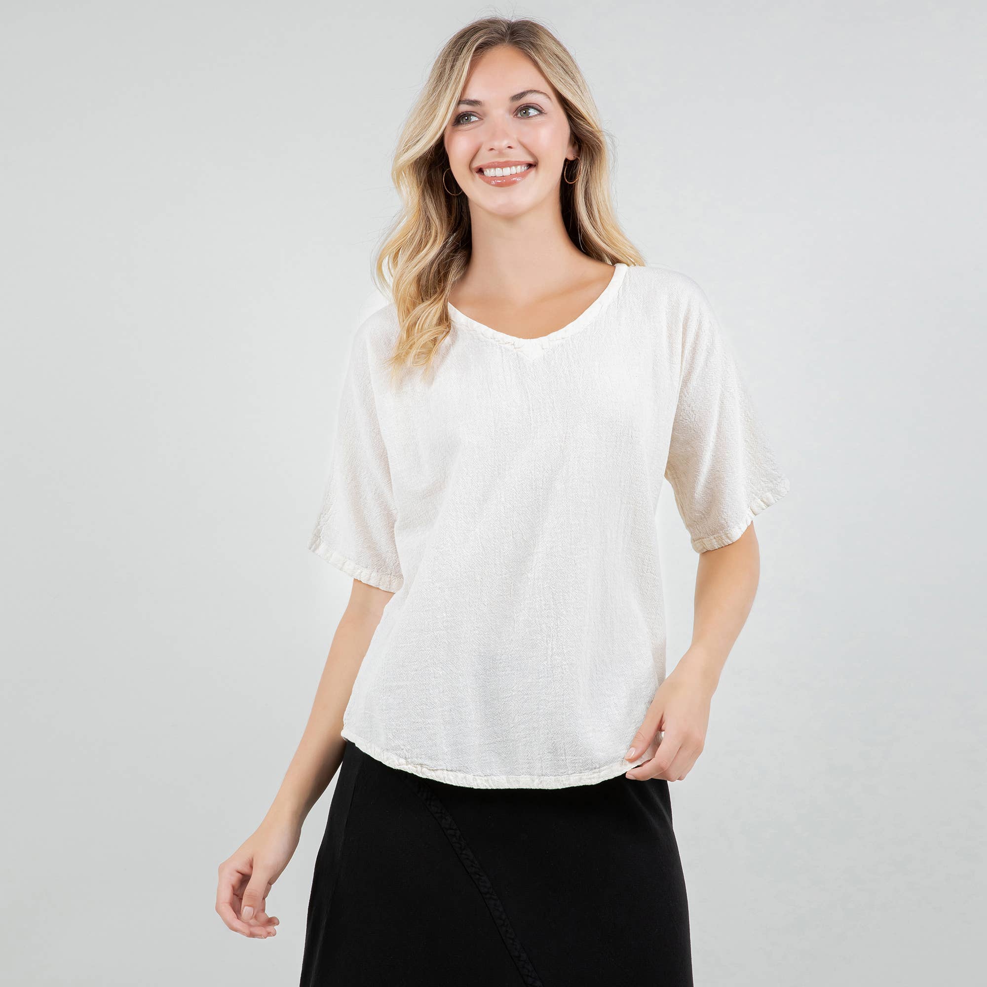 Cottonways – wholesale Blouse – Women’s – Mary Top 100% Cotton Gauze29