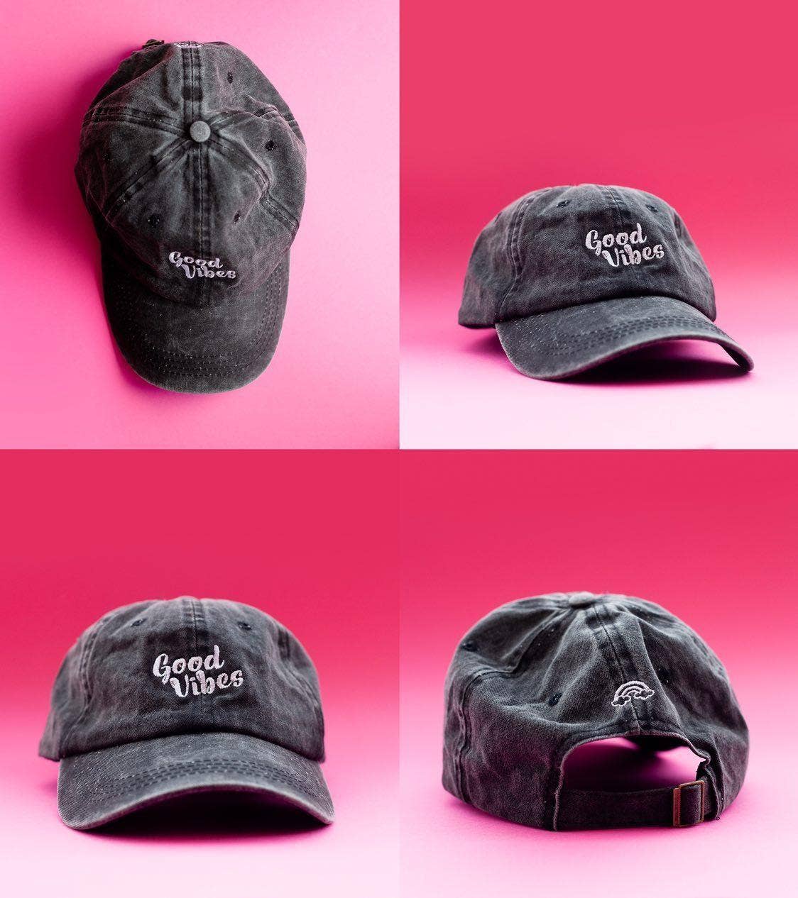 PEGADA SOCKS - Wholesale Baseball Cap - Unisex - GOOD VIBES CAP1