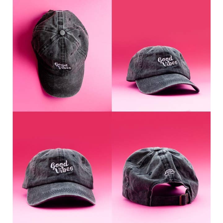 PEGADA SOCKS - Wholesale Baseball Cap - Unisex - GOOD VIBES CAP1