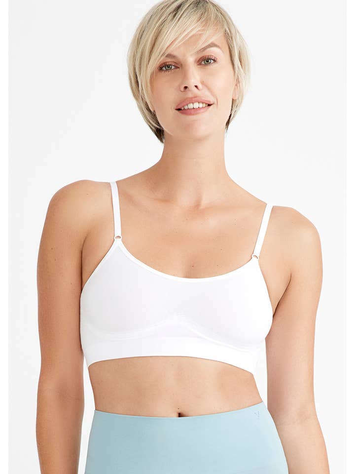 Yummie - Wholesale Bralette - Women's - Convertible Scoop Neck Unlined Bralette - Yummie SoftServeâ„¢