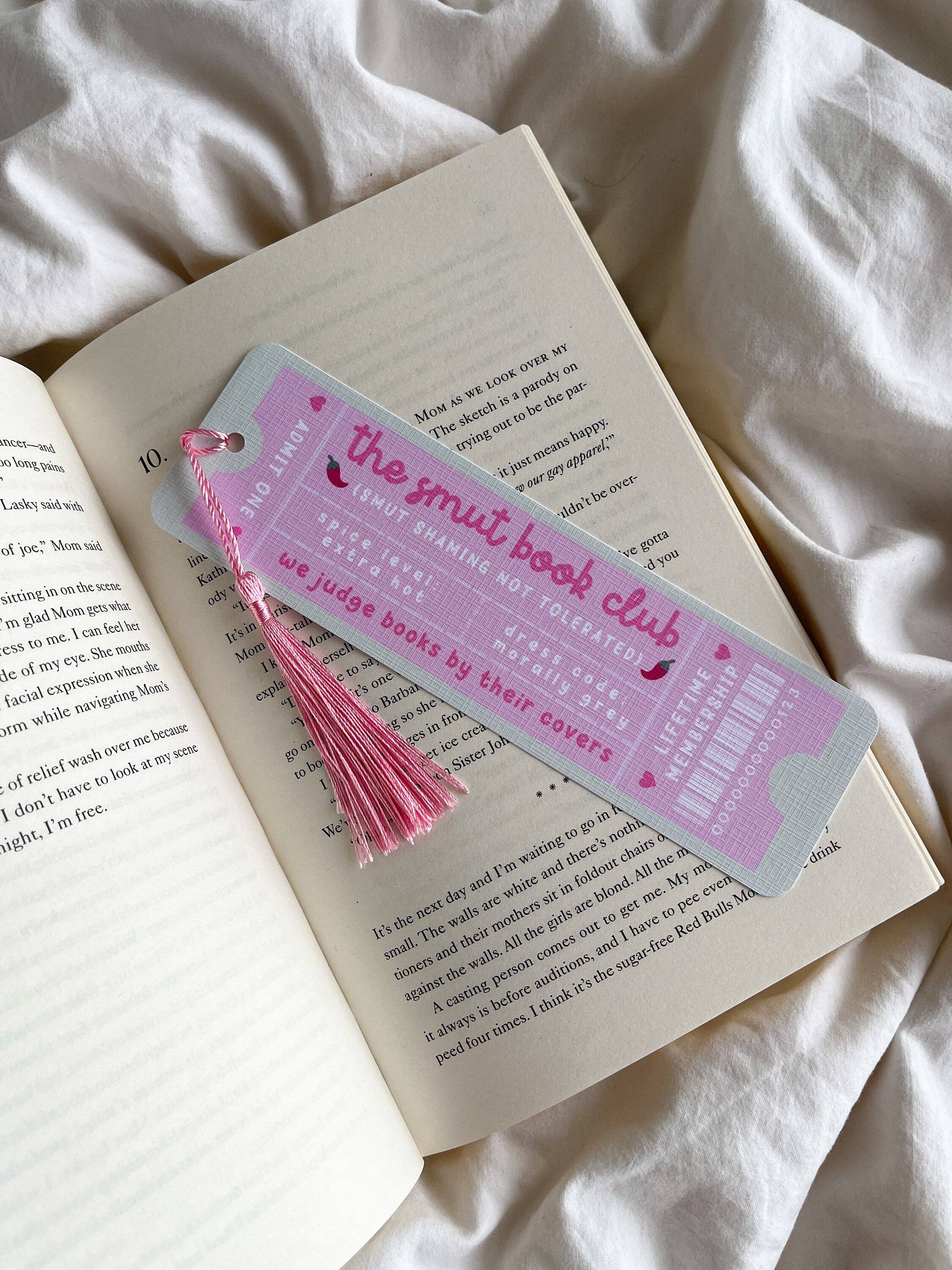 Fleurs on Sunday - Wholesale Bookmark - The Smut Book Club Bookmark Ticket4