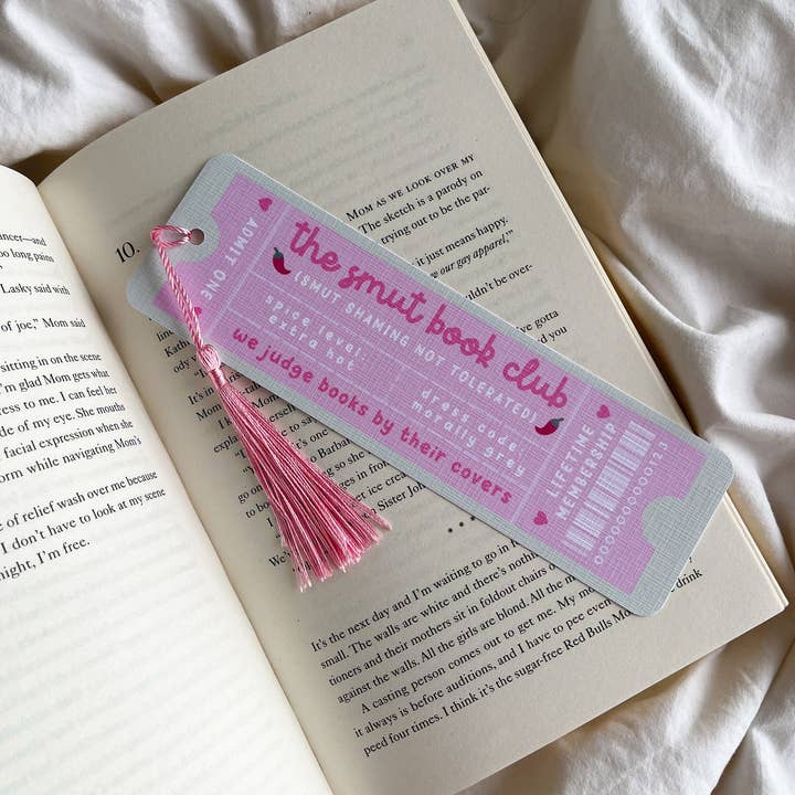 Fleurs on Sunday - Wholesale Bookmark - The Smut Book Club Bookmark Ticket4