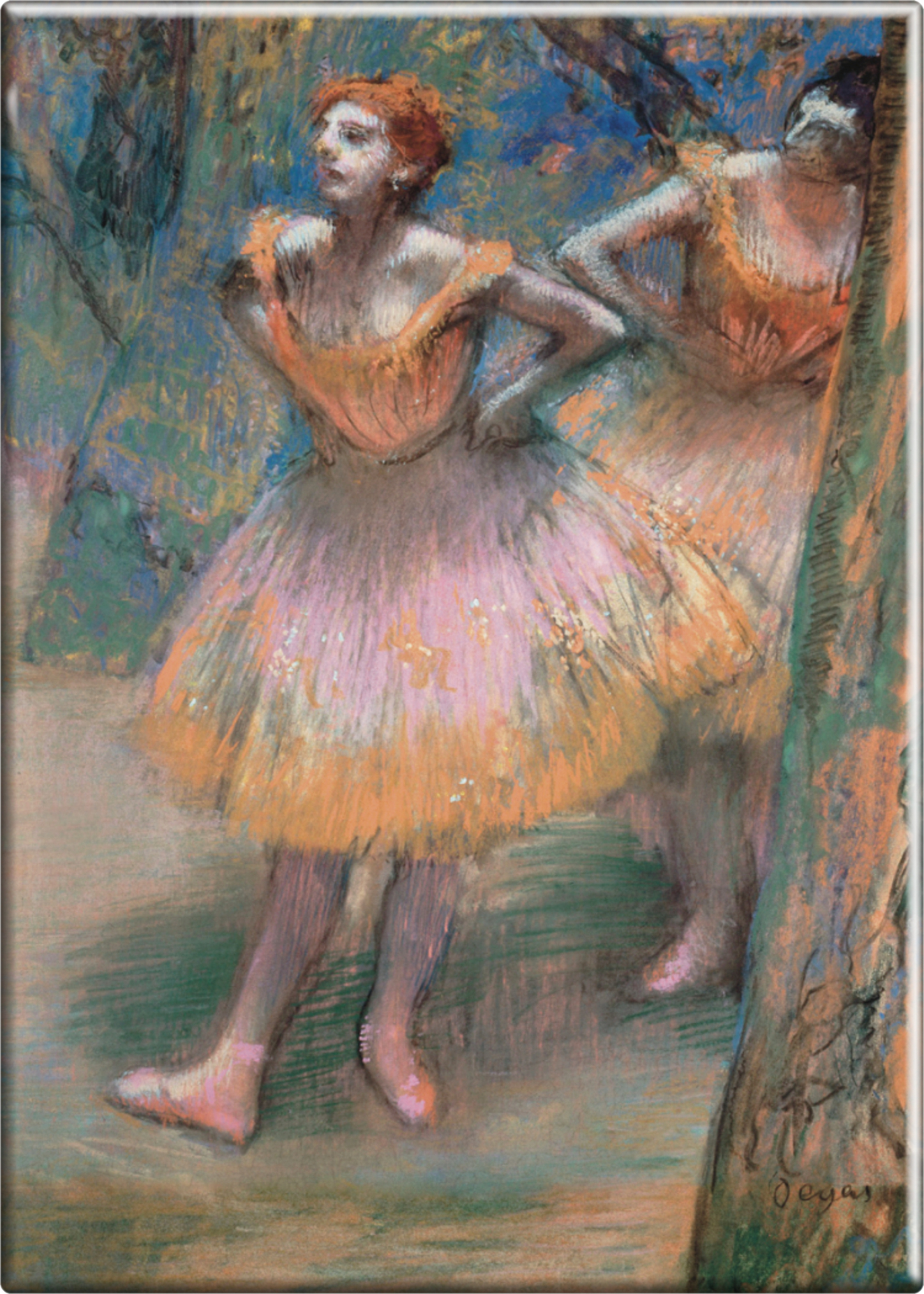 Square Deal Recordings & Supplies - Wholesale Magnet - Magnet - Degas, Edgar - "Two Dancers"0