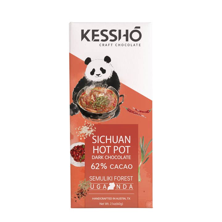 KESSHŌ - Wholesale Chocolate Bar - Sichuan Hot Pot 62% Dark Chocolate Bar – Single Origin0