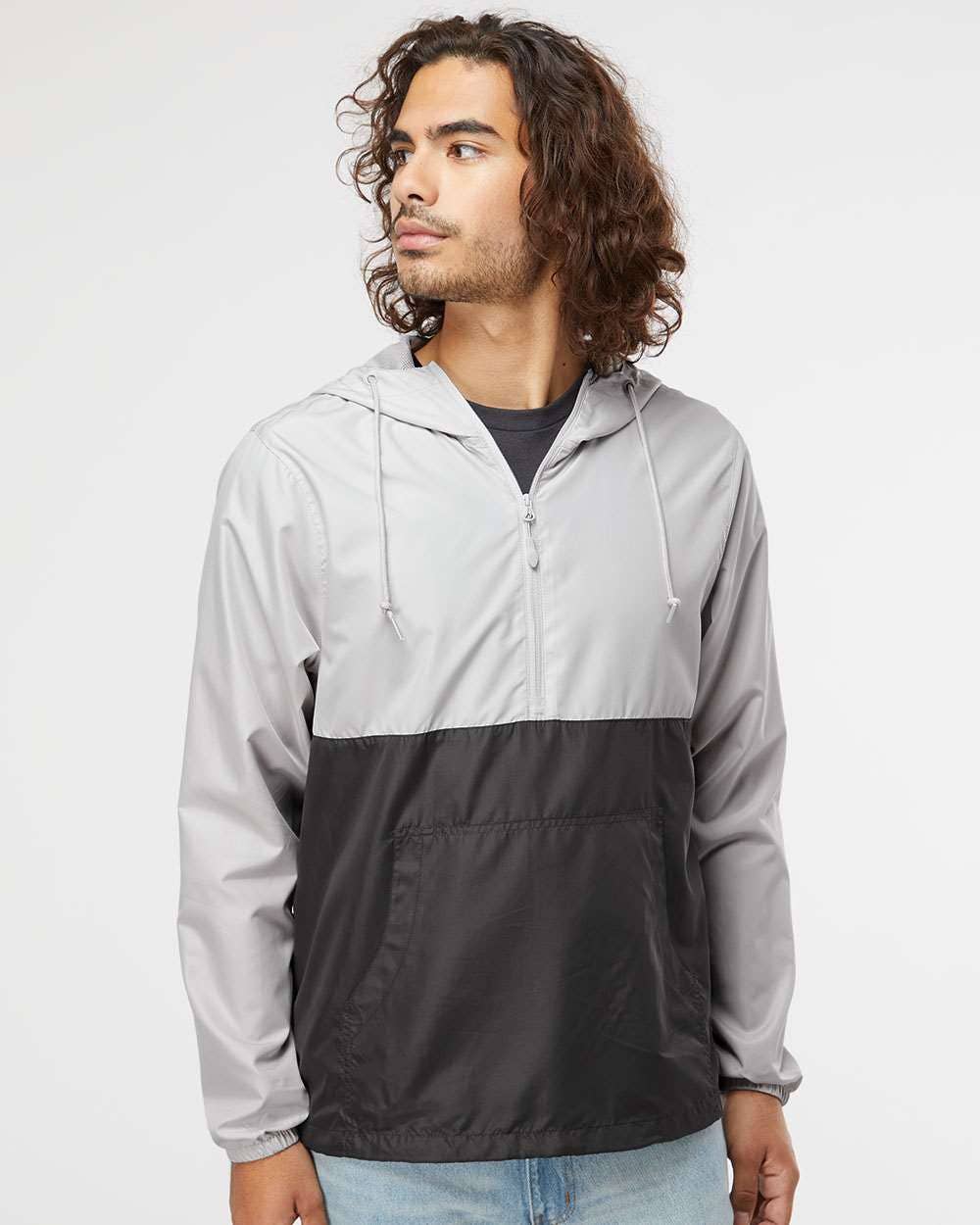 Lucky Avocado - Wholesale Windbreaker - Men's - Lightweight Quarter-Zip Windbreaker Pullover Jacket9