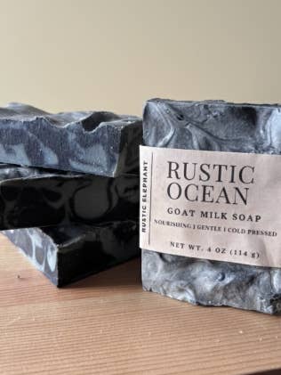 Rustic Ocean Goat Milk Soap for wholesale by Rustic Elephant