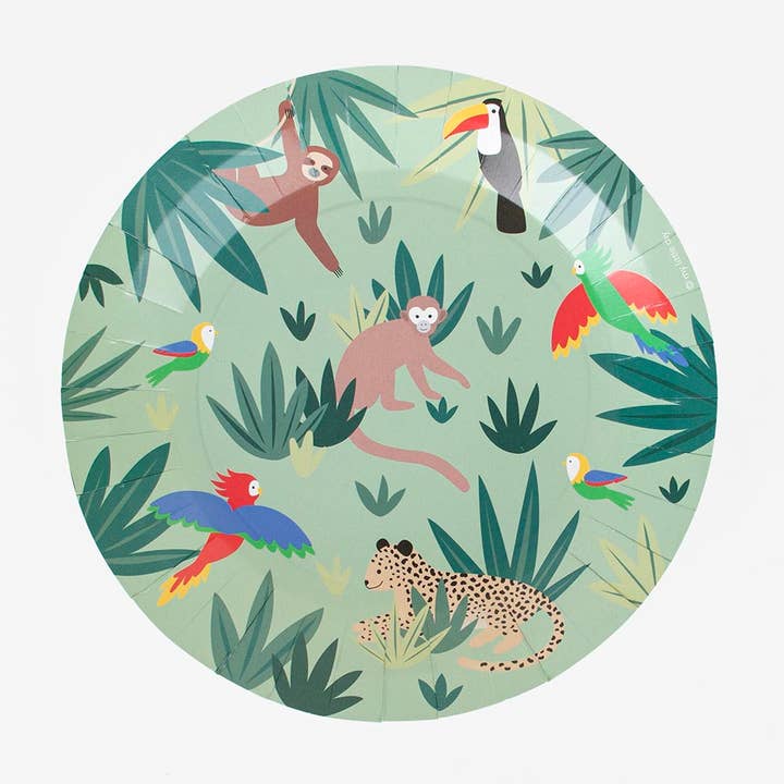 My Little Day - Wholesale Disposable Plate - PLATES - jungle animals