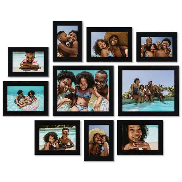 Americanflat - Wholesale Picture Frame - Americanflat 10 Piece Gallery Wall Frames 8x10 5x7 4x613