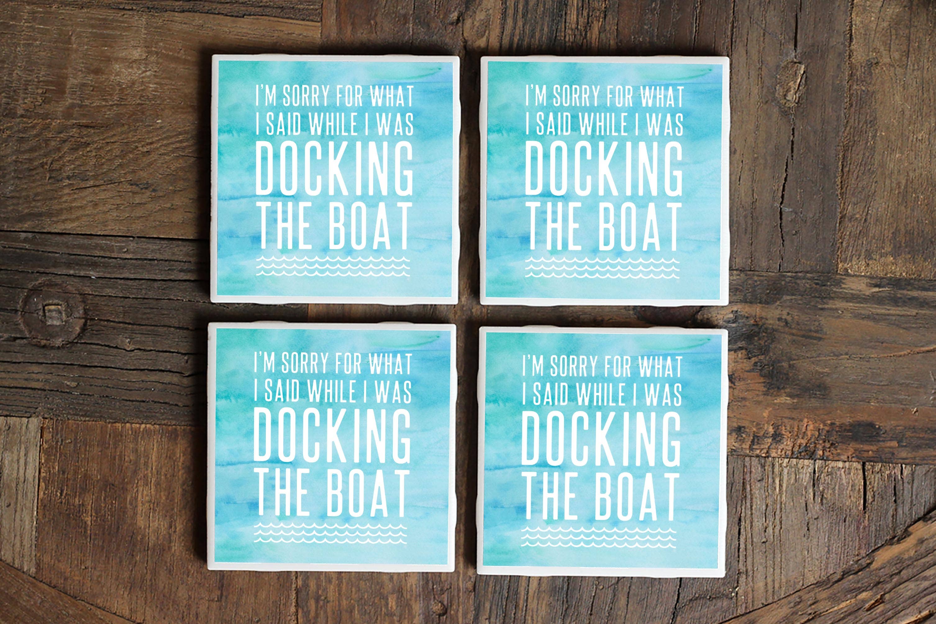 Melody Press Co. - Wholesale Coasters - Funny Boat Coasters1
