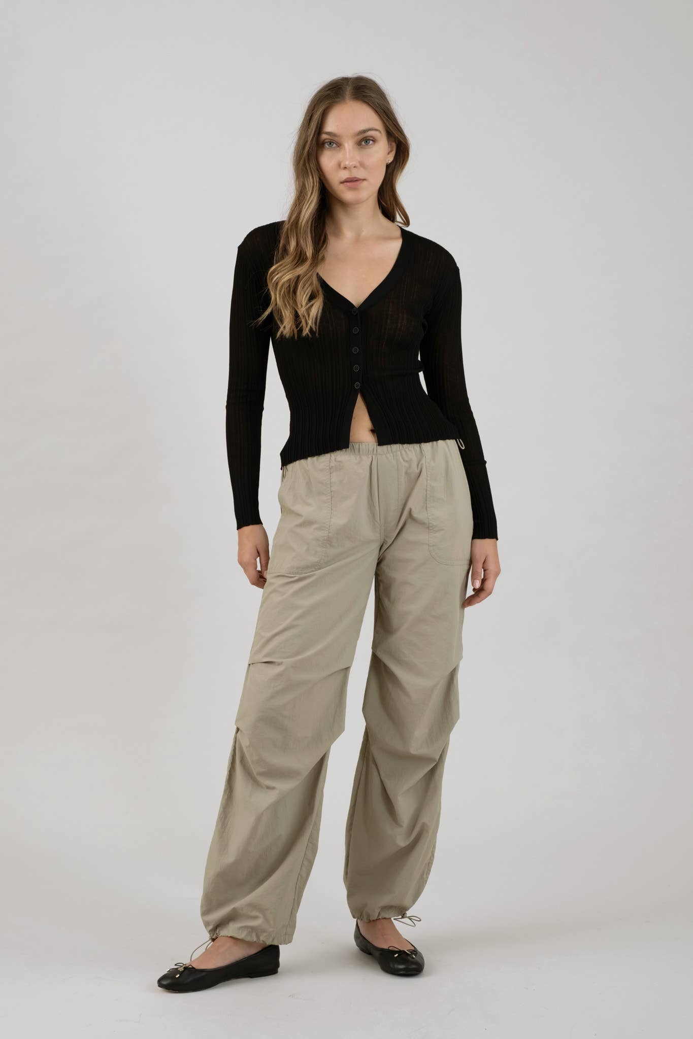 The Workshop Studio - Wholesale Pants - Women's - DRAWSTRING PARACHUTE PANTS14