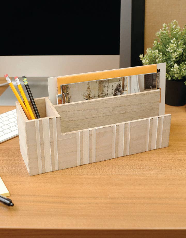 DesignStyles Home – wholesale Desk organiser – Becki Owens Paper, Pencil and Pen Organizer with Three Compartments1