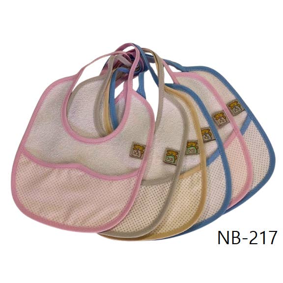 Pack De 6 Baberos Impermeables para venta al por mayor de Noty Baby