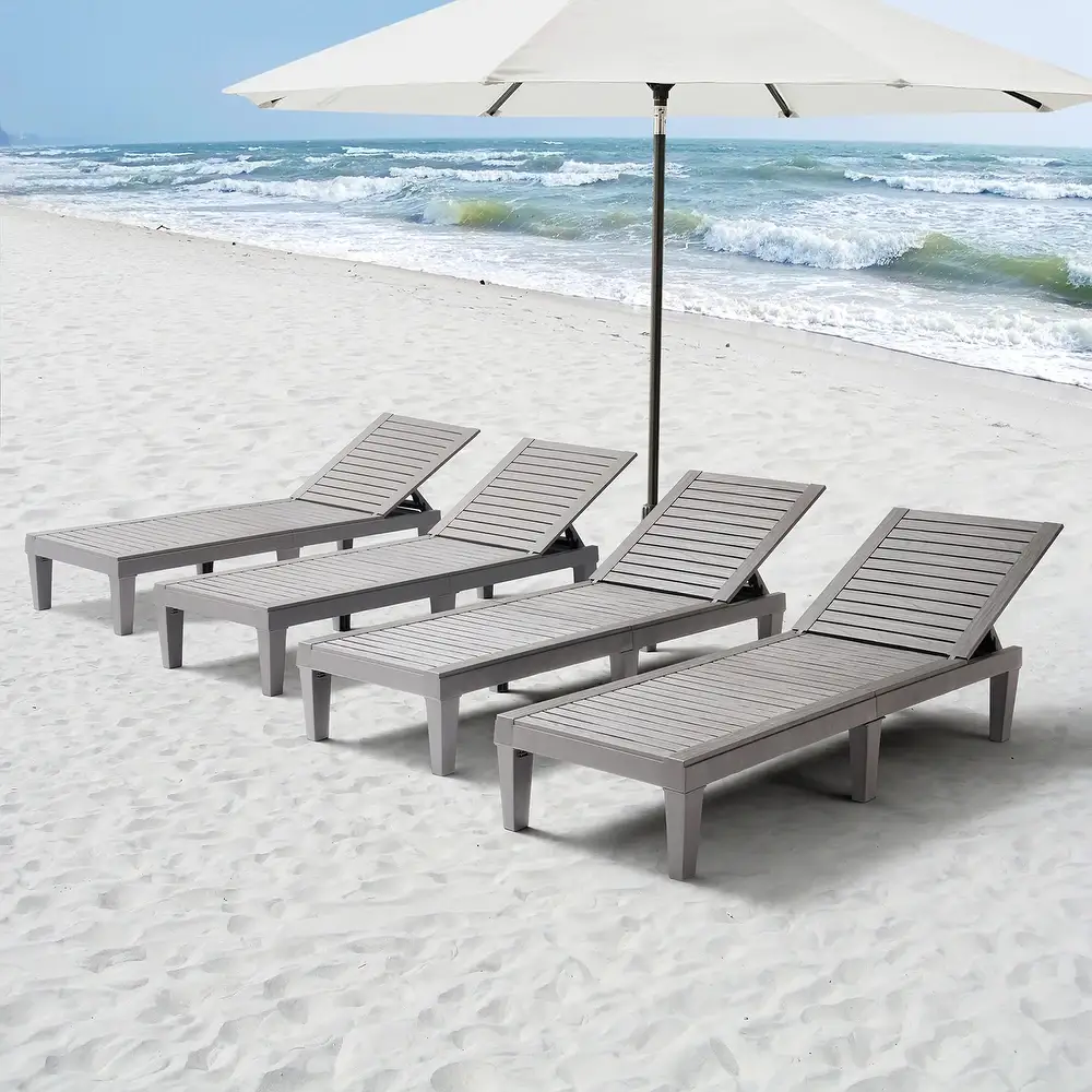 Clara Clark - Wholesale Chaise Lounge - Outdoor Chaise Lounge Chair (Set of 2 Chairs)1