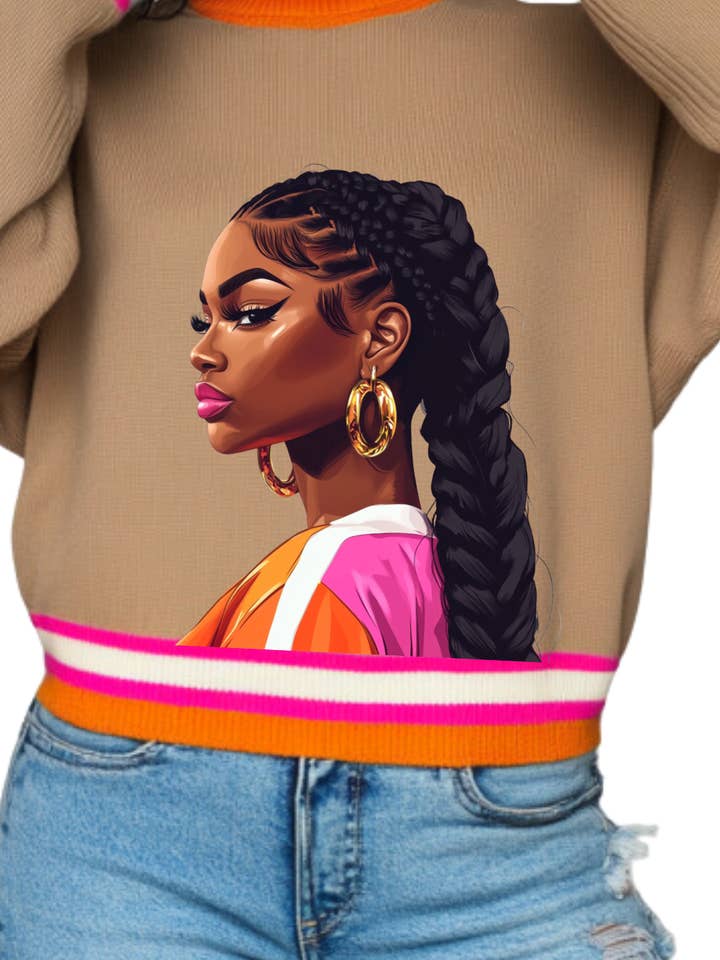 Melanin E-Commerce - Wholesale Knitted jumper – Women′s - Be You Sweater 2