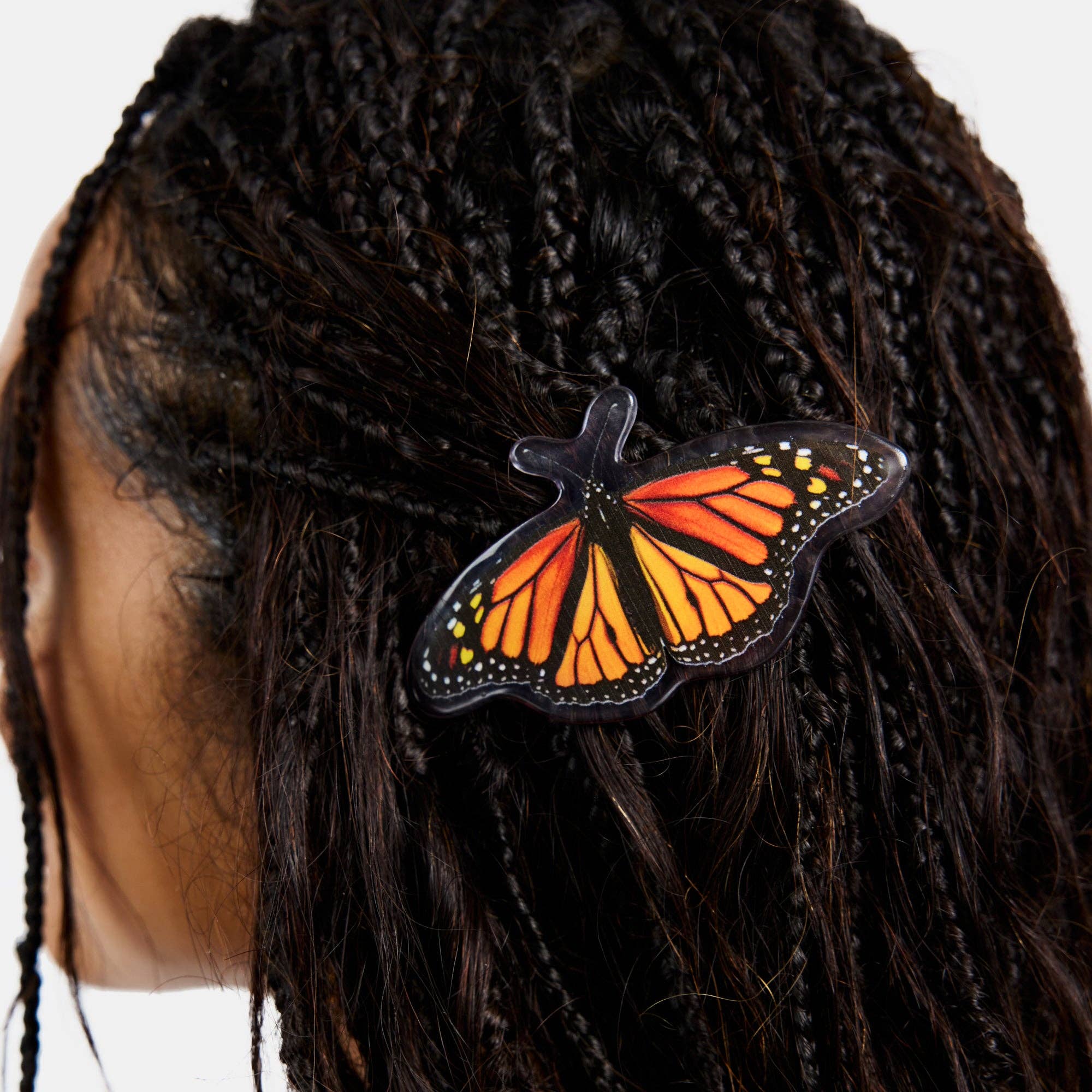 CHUNKS – wholesale Barrette – Women’s – Barrette in Monarch Butterfly2