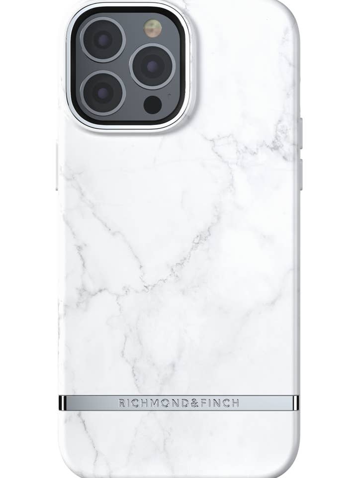 Coque pour iPhone 13 Pro Max Marble Blanc pour la vente par Richmond & Finch