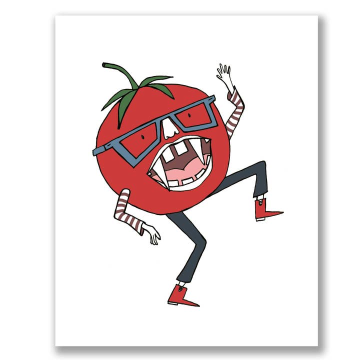 Imprimé Danse Tomate Sauvage pour la vente par Sloe Gin Fizz