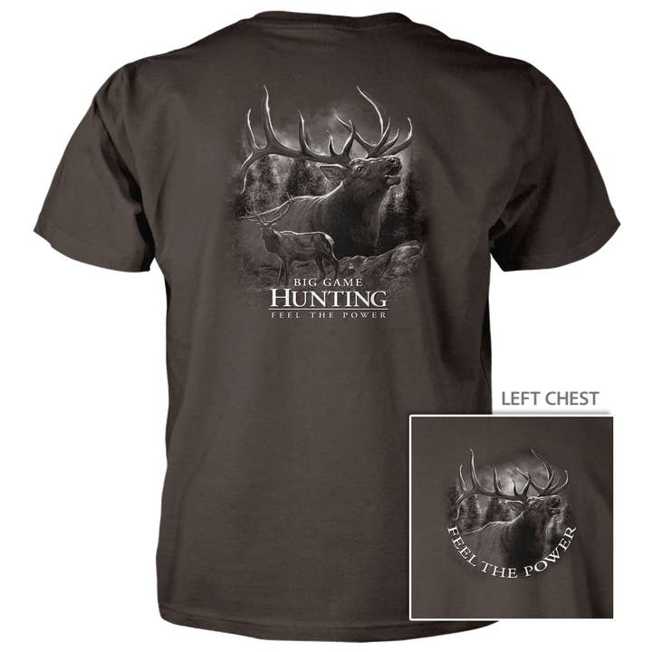Siente el Poder de la Caza - Camiseta de Algodón de 4.5 oz para venta al por mayor de Old Country Outfitters