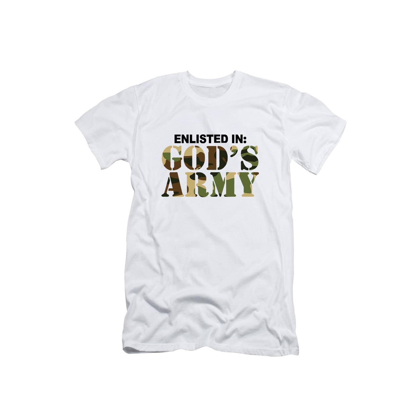 crashangel.us - Wholesale Screen Printed T-Shirt - Women's - HUT-L4784 Gods Army Graphic Women Tee
