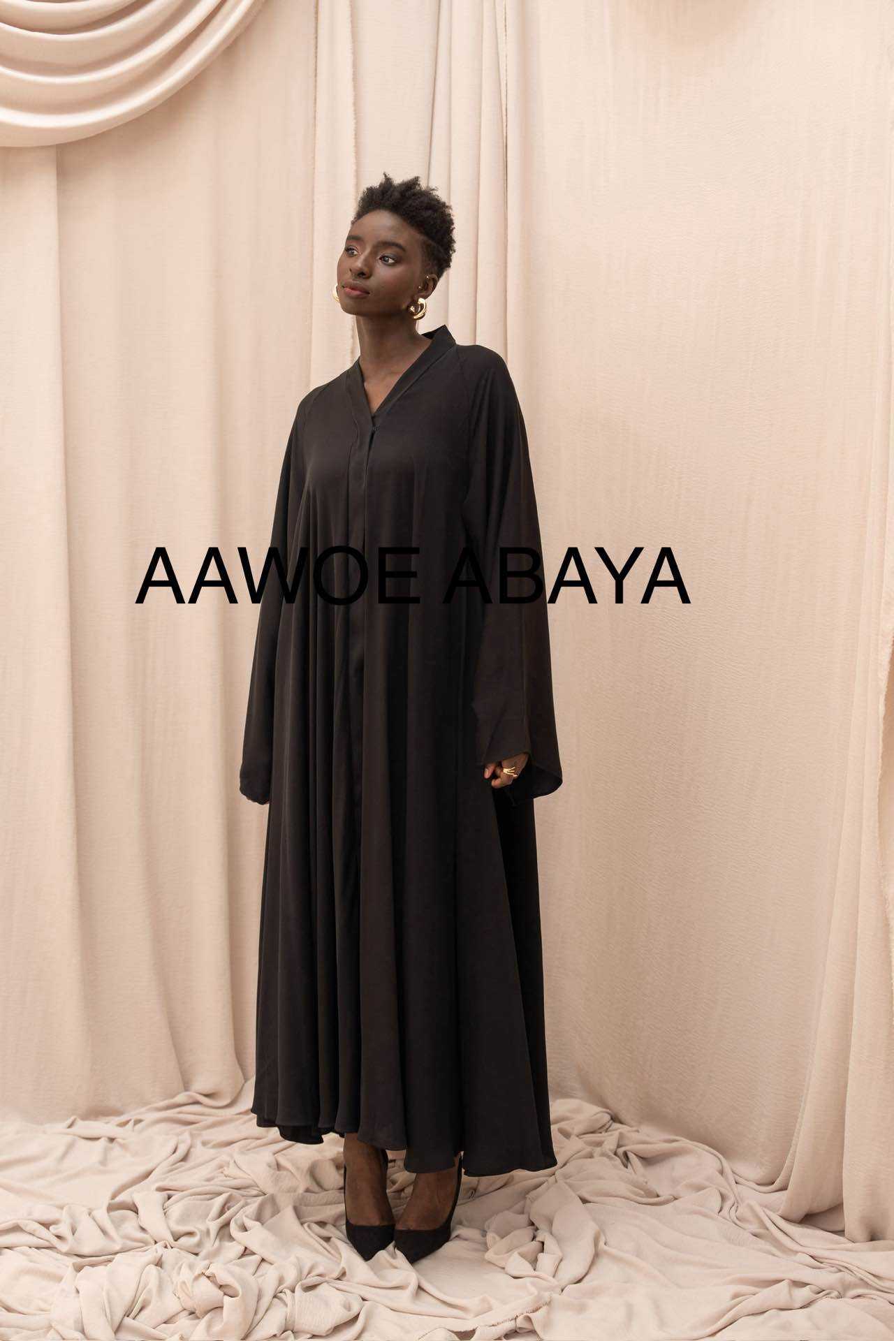 Aawoe Abaya - Wholesale Hijab - Women's - Modern Kimono With Long Sleeves - 2407-DRESS6