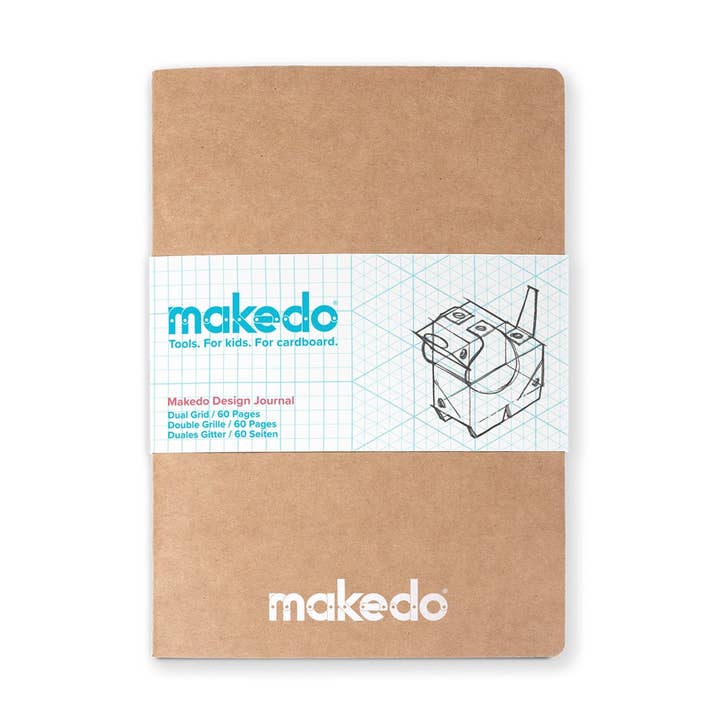 Design Journal | Makedo Dual Grid 2D/3D Design Journal for wholesale by Makedo Australia