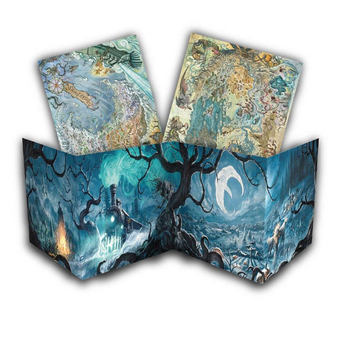 The Crooked Moon - Wickermoor GM Screen & Maps for wholesale by Avantris Entertainment