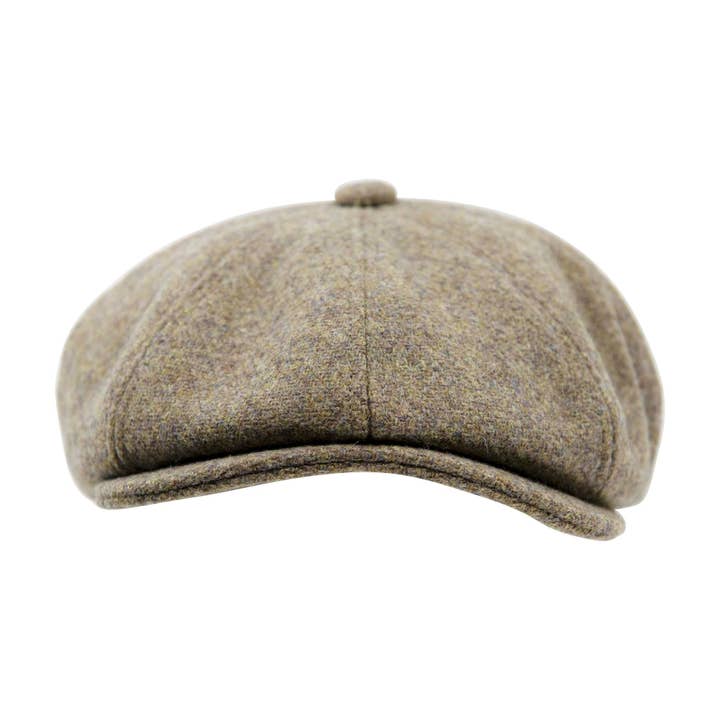 Heritage Traditions - Venta al por mayor Gorro de estilo colegial - Hombre - Gorra Newsboy de mezcla de lana lisa Carlyle Heath15