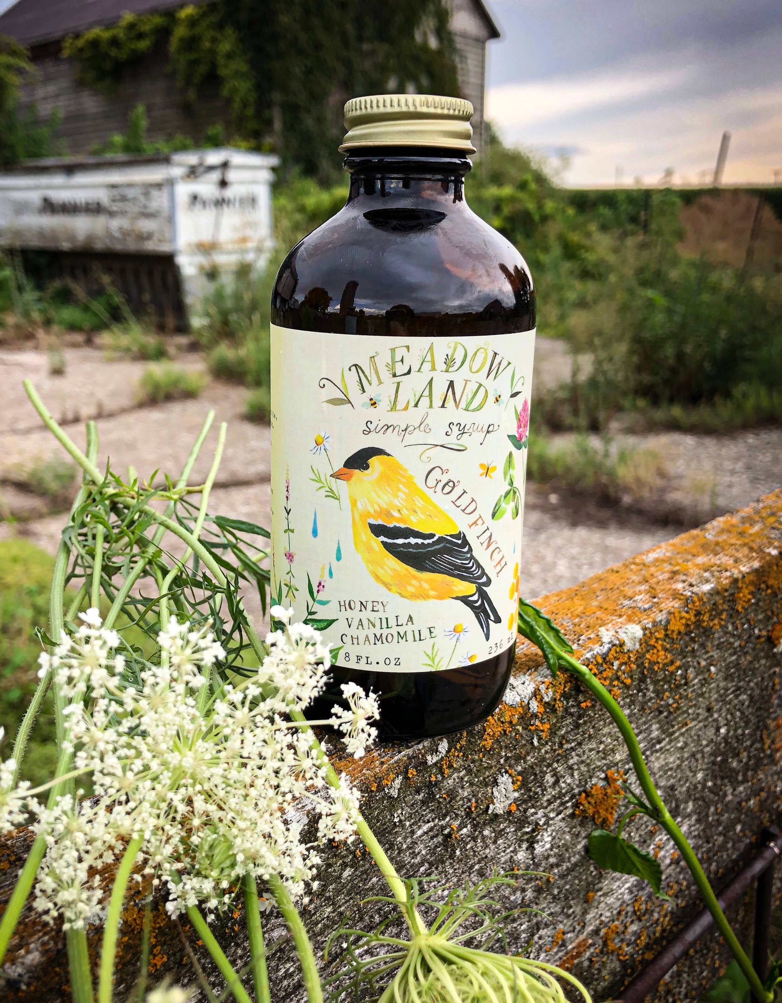 Meadowland Syrup - Wholesale Cocktail Mix/Syrup - Goldfinch Simple Syrup1