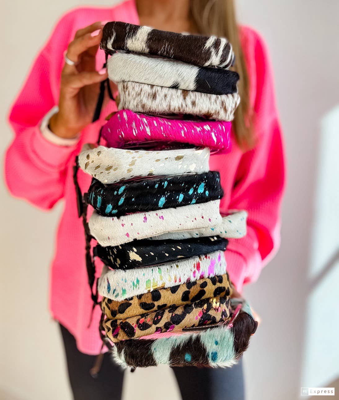 Boho Ranch Shop - Venta al por mayor Bolsa para maquillaje - Estuche Transparente de Piel de Vaca - Bolsa de Viaje para Maquillaje y Artículos de Tocador10