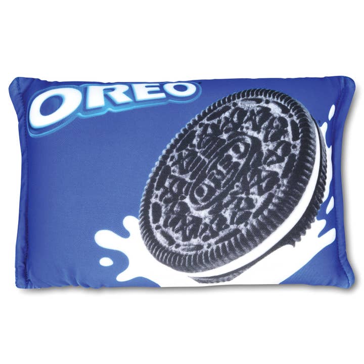 Iscream - Wholesale Throw/Decorative Pillow - OREO COOKIE MICROBEAD PLUSH 12"