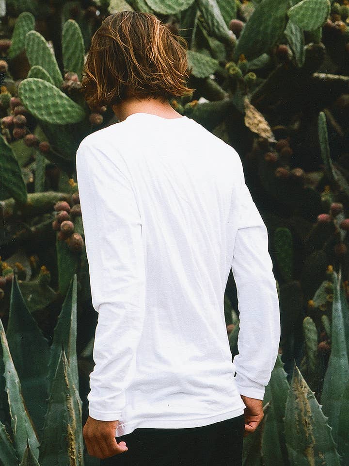 TRIFECTA CAMISETA DE MANGA COMPRIDA PARA HOMEM por atacado de SEA OF SEVEN