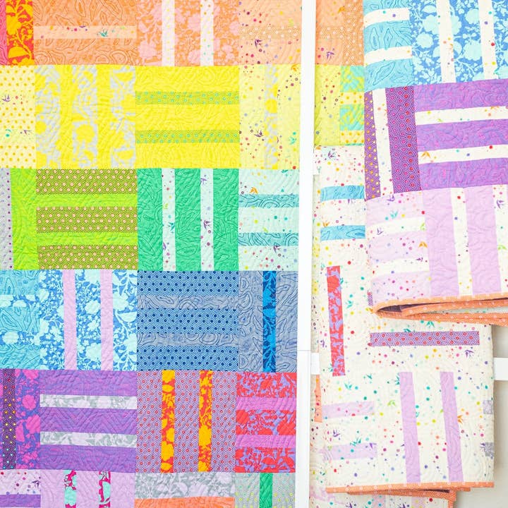 Quilty Love – wholesale Craft sewing kit – Cake Dash printed PAPER Quilt Pattern1