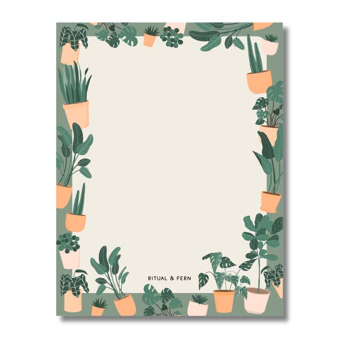 Anteckningsblock för växtfamilj för wholesale av ritual & fern