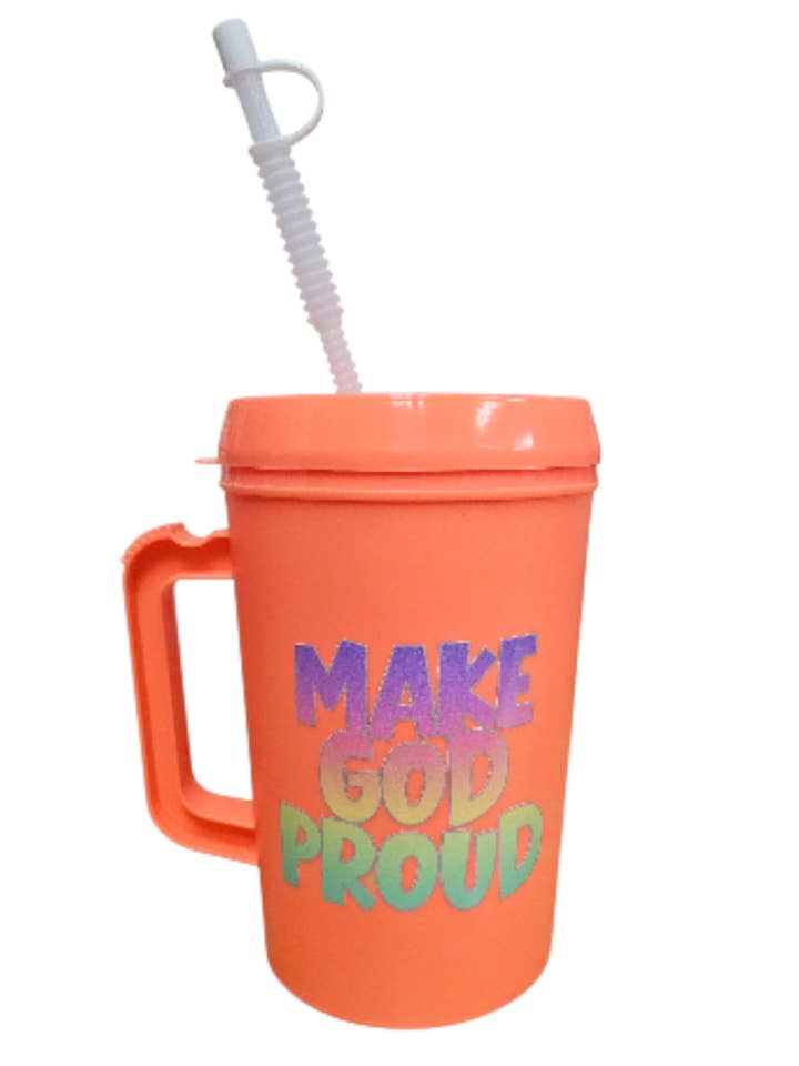 Make God Proud HIP SIPS Mega Mug 34oz for wholesale by Scratch Decor