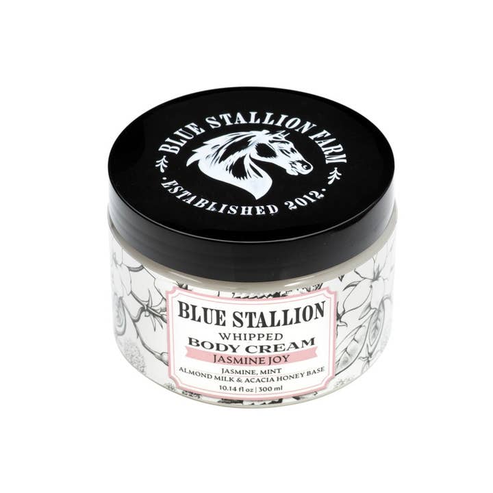 Blue Stallion Farm - Wholesale Body Cream/Lotion - JASMINE JOY ALMOND MILK & ACACIA HONEY WHIPPED BODY CREAM1