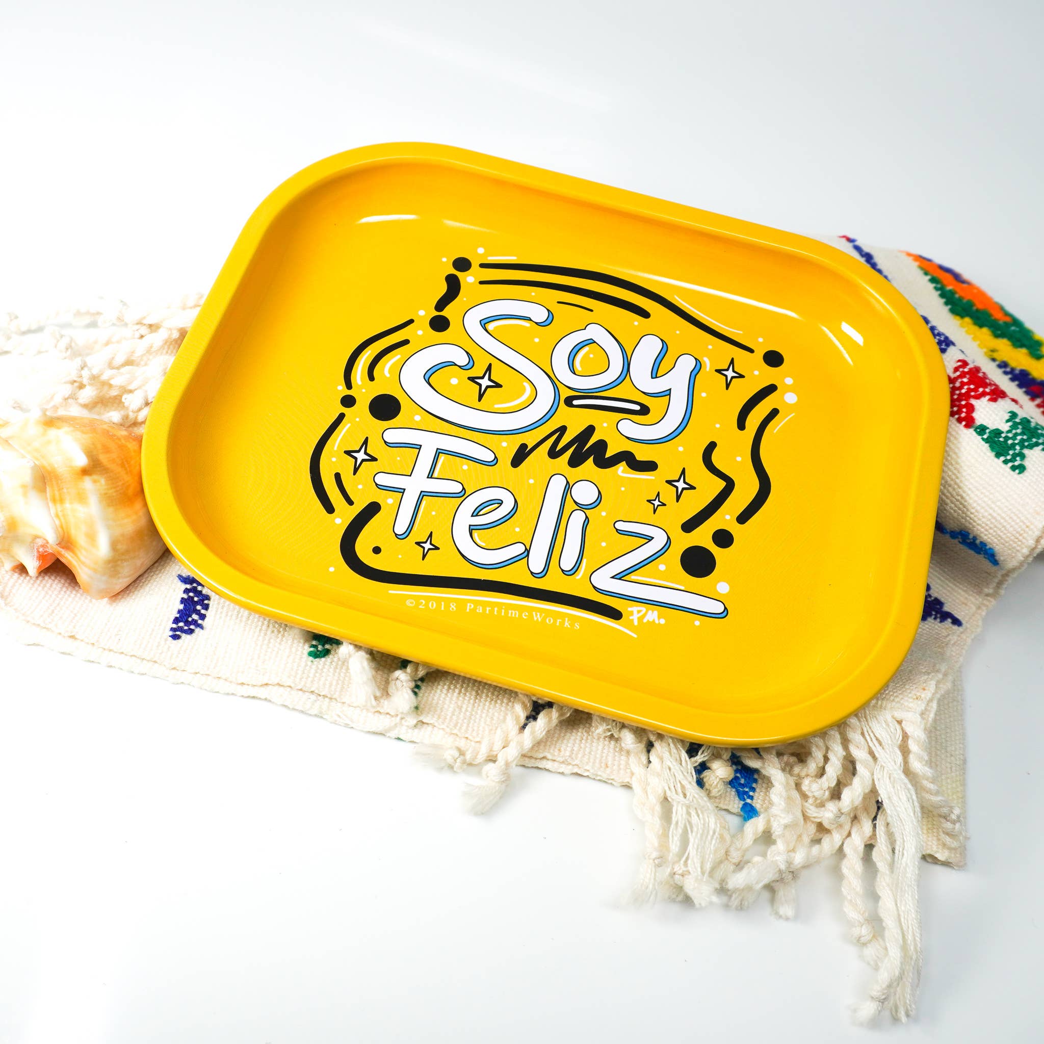 PARTIMEWORKS - Wholesale Decorative Tray - Soy Feliz Novelty Tray12