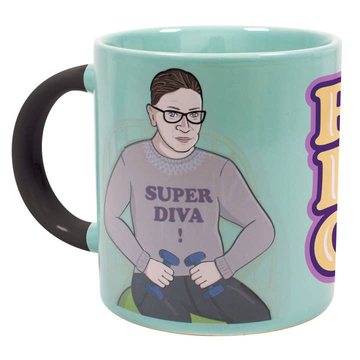 Unemployed Philosophers Guild - Wholesale Coffee Mug - Ruth Bader Ginsburg Heat-Changing Coffee Mug