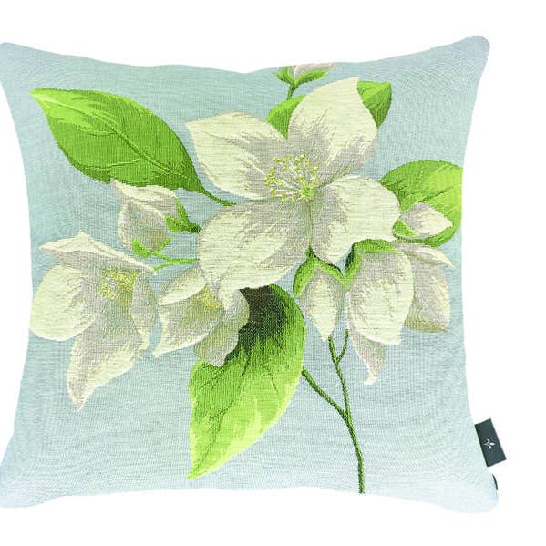 Housse De Coussin Jasmin Des Poètes pour la vente par Art De Lys