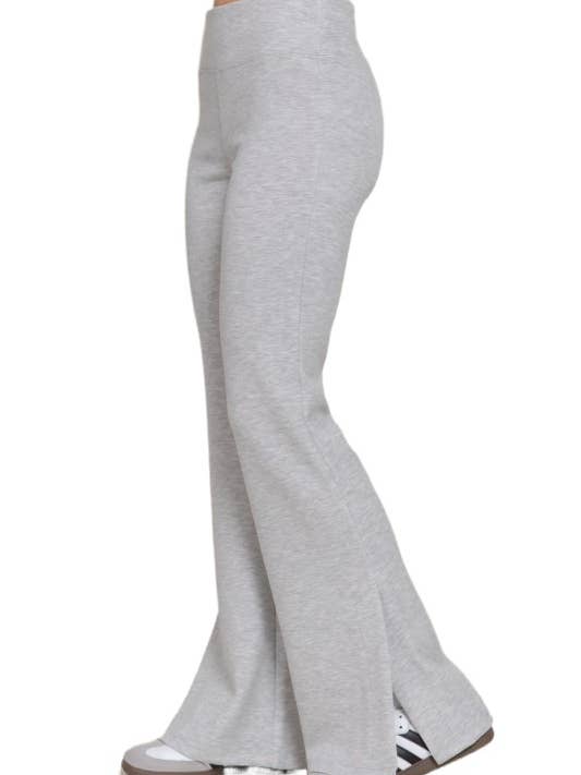 Calça Scuba com Fenda Inferior Suave por atacado de Vanilla Monkey