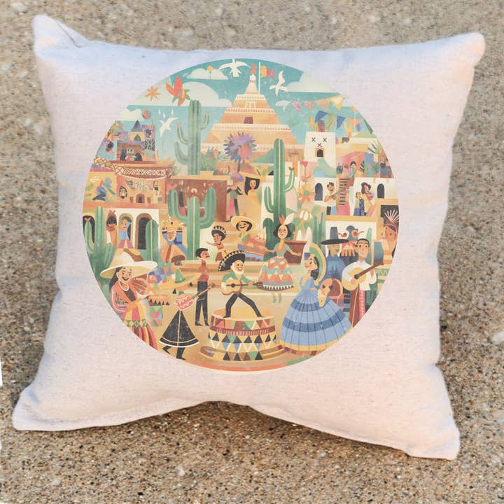 Favorite Places Tiny Pillow- Mexico for wholesale by Desmond Brown