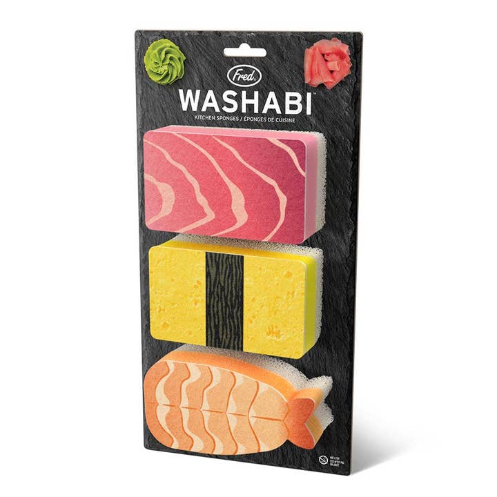 Sponges - Washabi-3 for wholesale by Fred & Friends